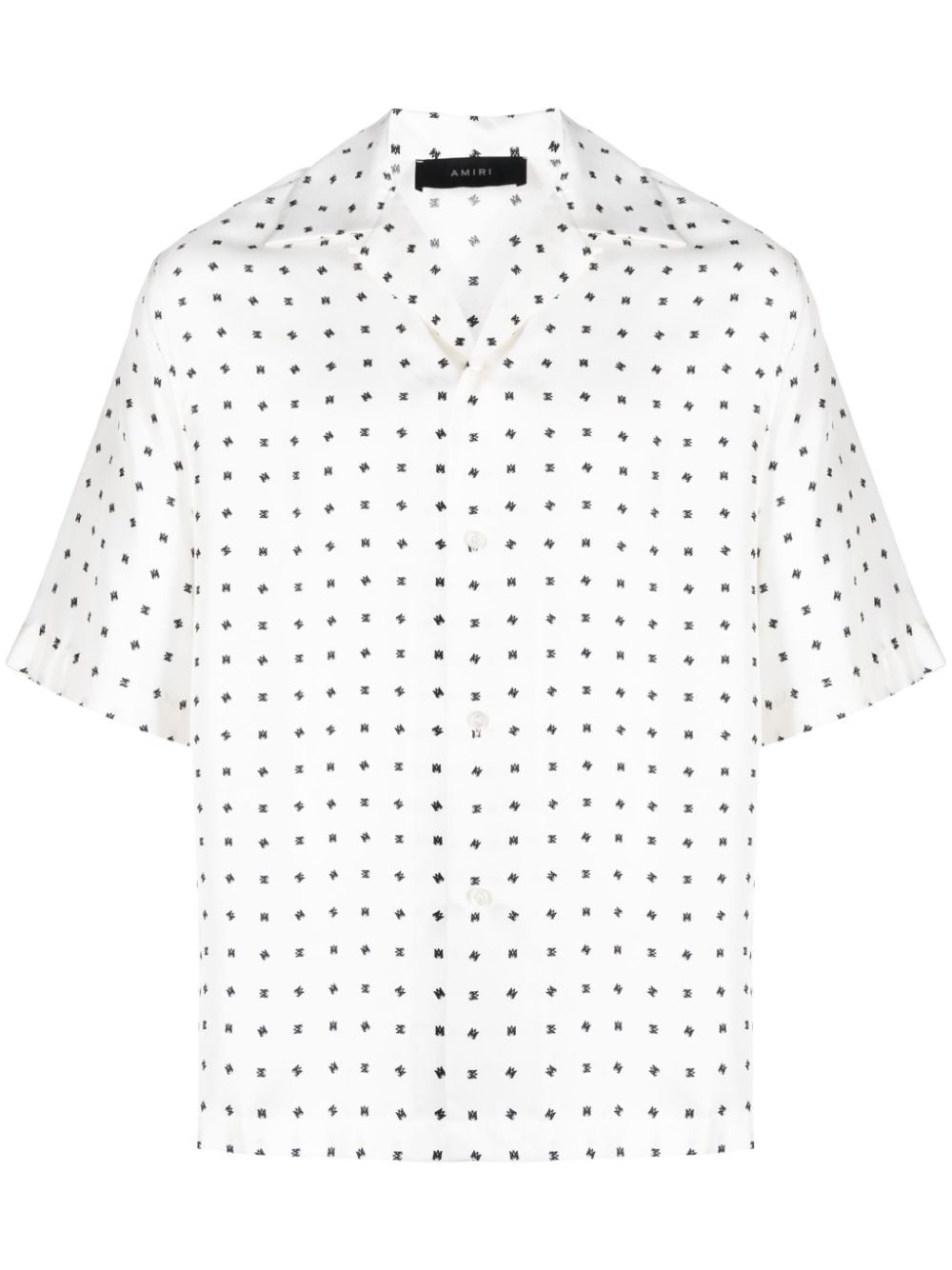 polka dot-print silk shirt - 1