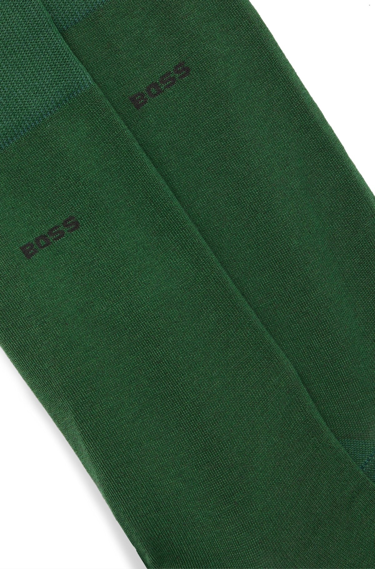 TWO-PACK OF REGULAR-LENGTH SOCKS IN STRETCH COTTON - 2