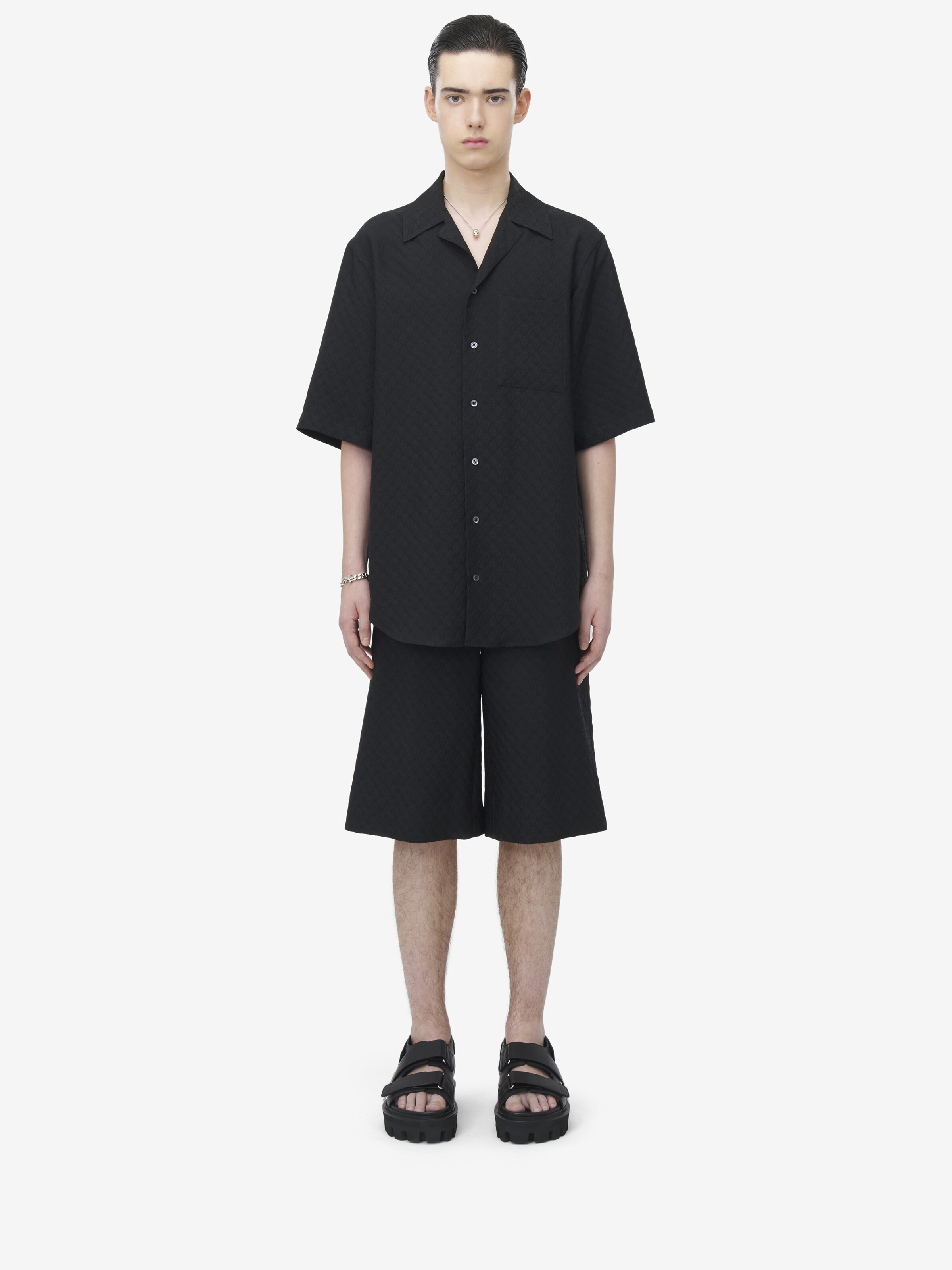 Skull Jacquard Shirt - 3