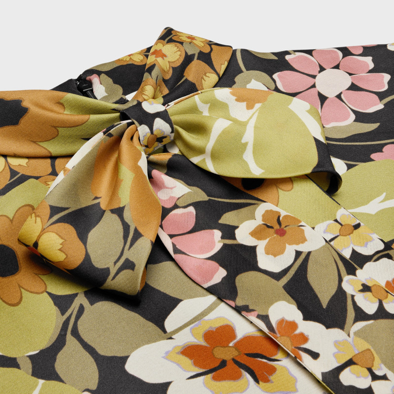 skater mini dress in silk organza 3