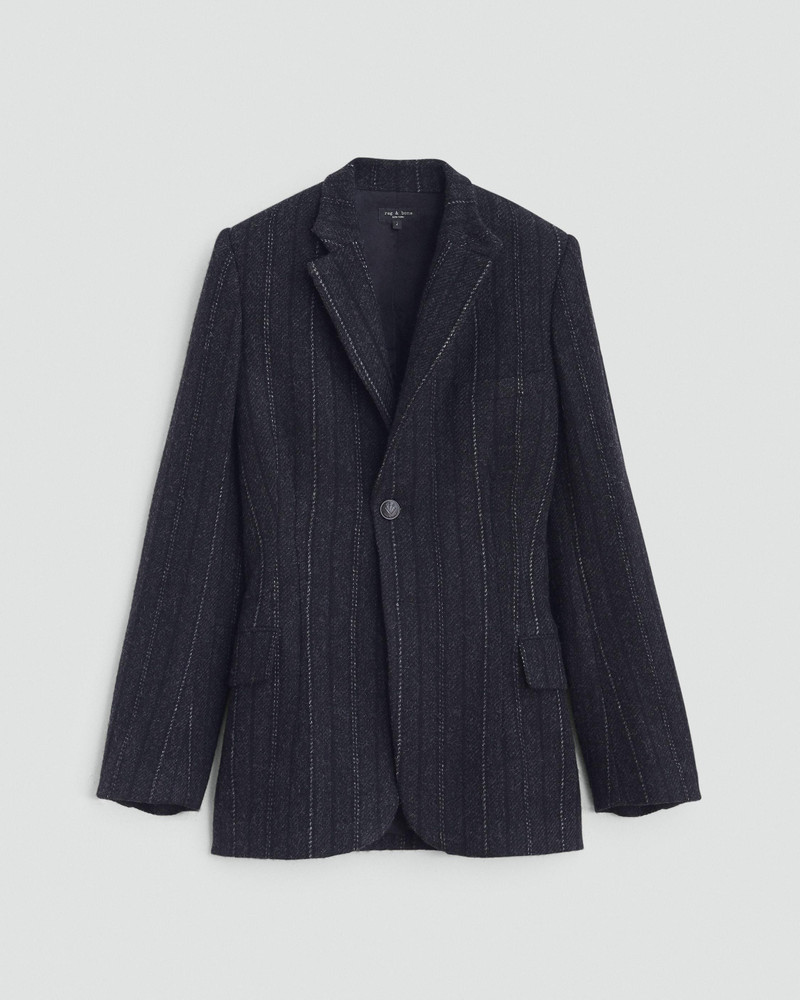 Laurence Striped Wool Blazer
Tailored Fit 1
