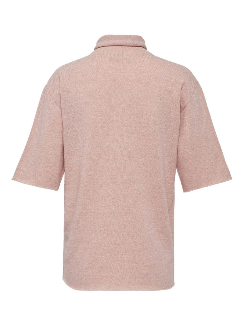Jil Sander mock-neck cashmere T-shirt outlook