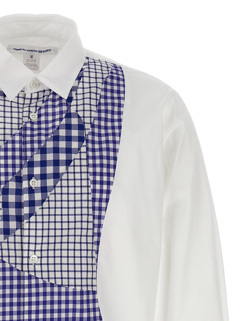 Patterned Square Shirt Shirt, Blouse White 3