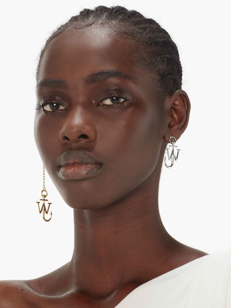 JW Anderson ASYMMETRIC ANCHOR EARRINGS outlook