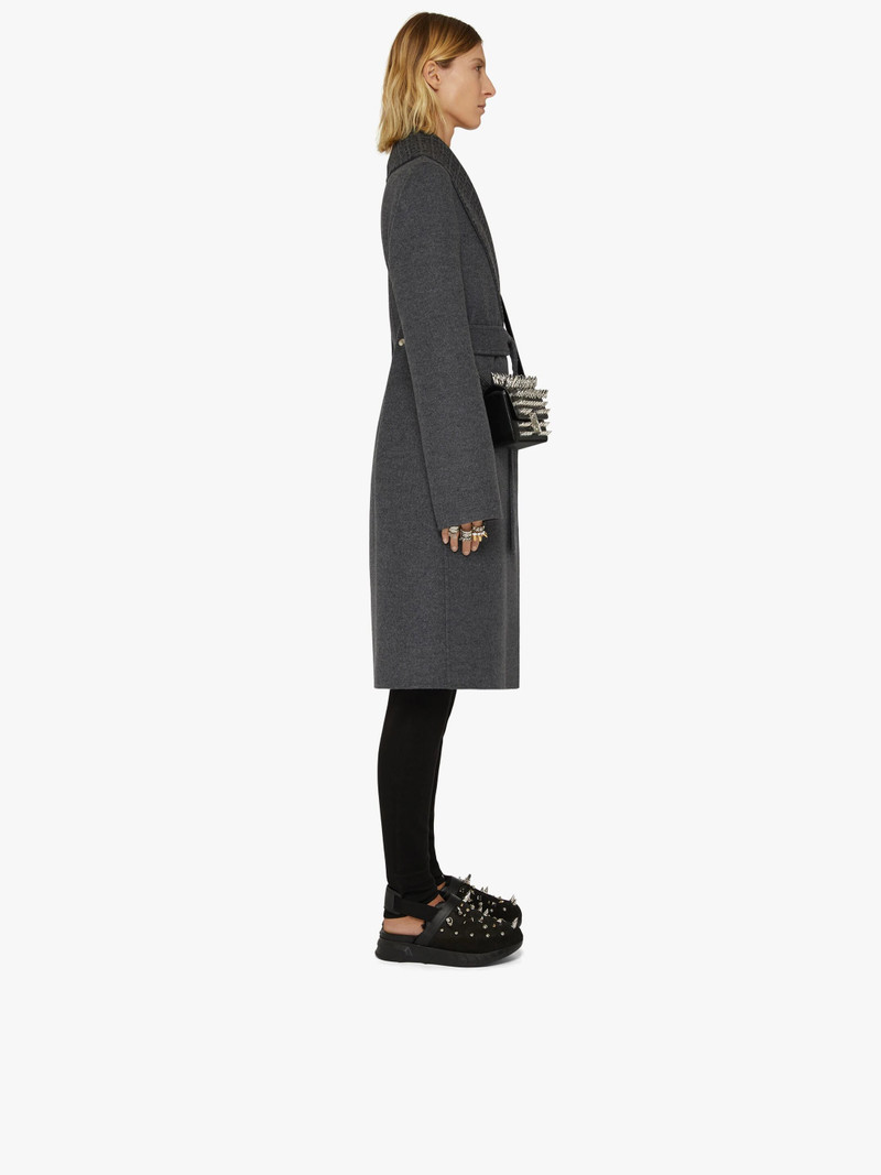 4G COAT IN WOOL, CASHMERE AND SILK 3