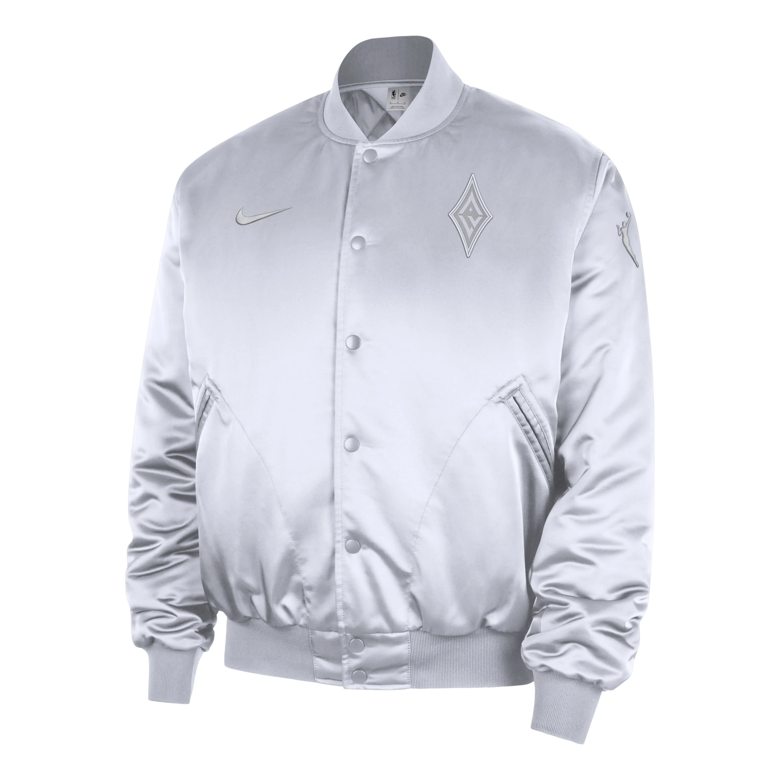 Nike Las Vegas Aces WNBA Game Jacket 'White Metallic Silver' HV9304-100 - 1