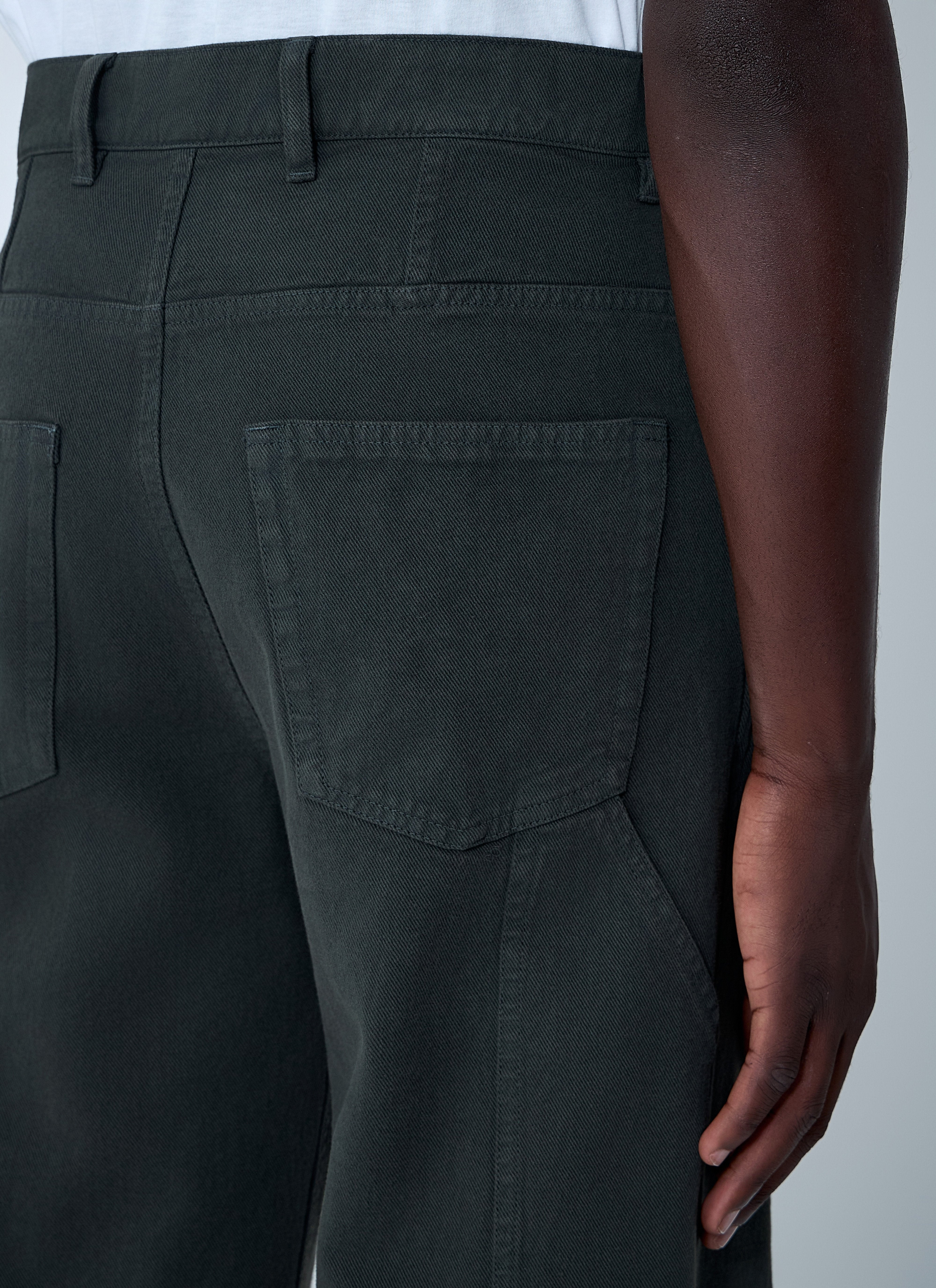 Dries Van Noten Men Drawstring Cotton Pants - 6