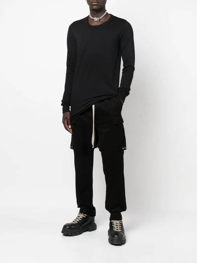 Rick Owens crew neck long-sleeved T-shirt outlook