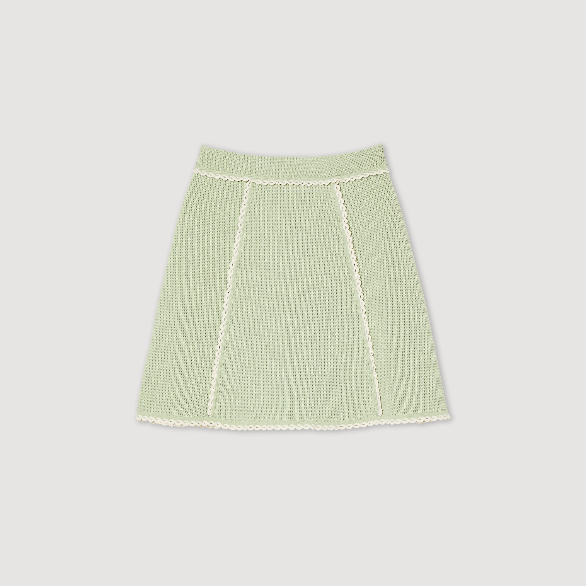 A-line knit skirt - 1