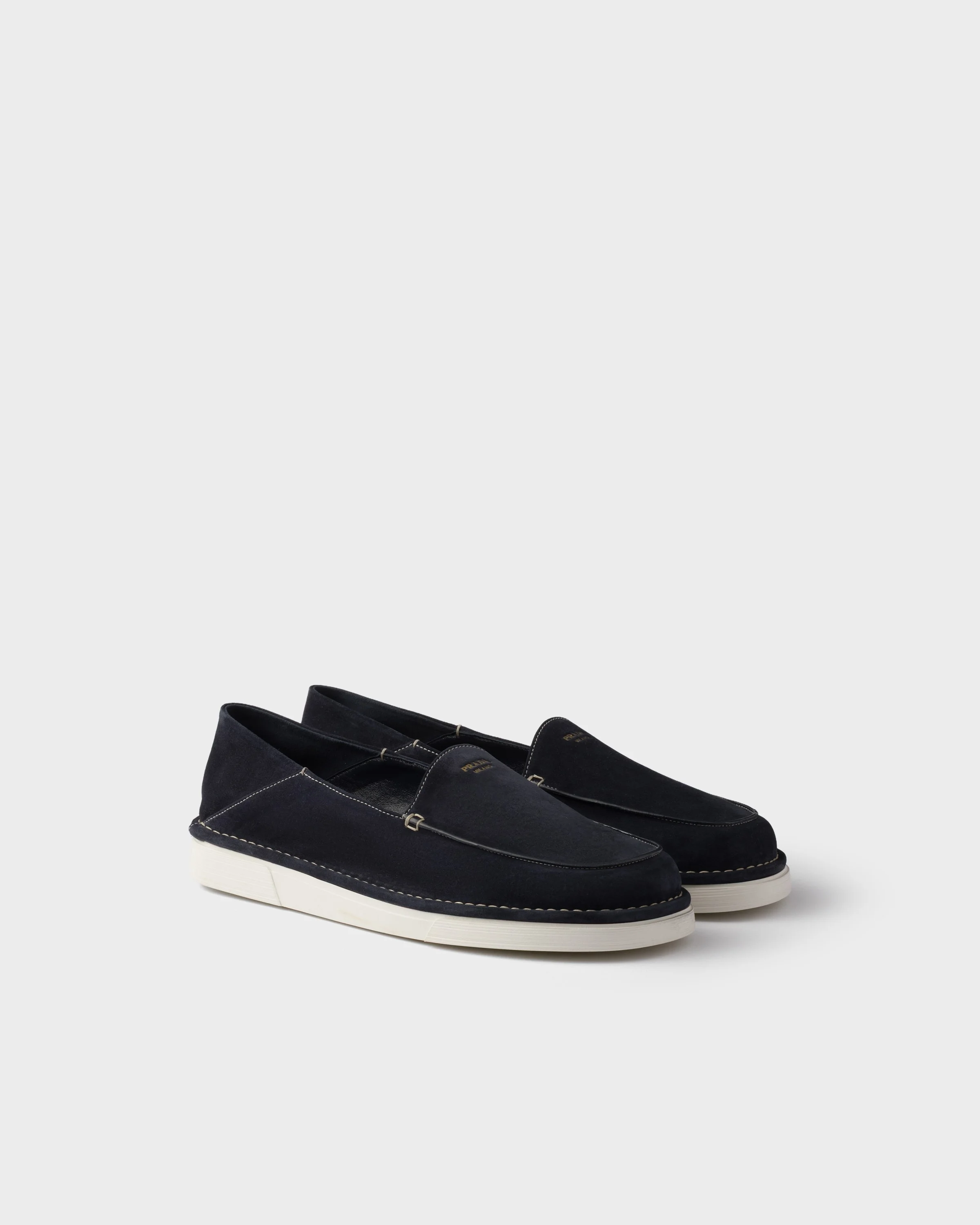Suede slip-ons - 1