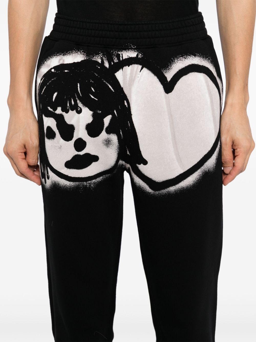graphic-printed track pants - 5