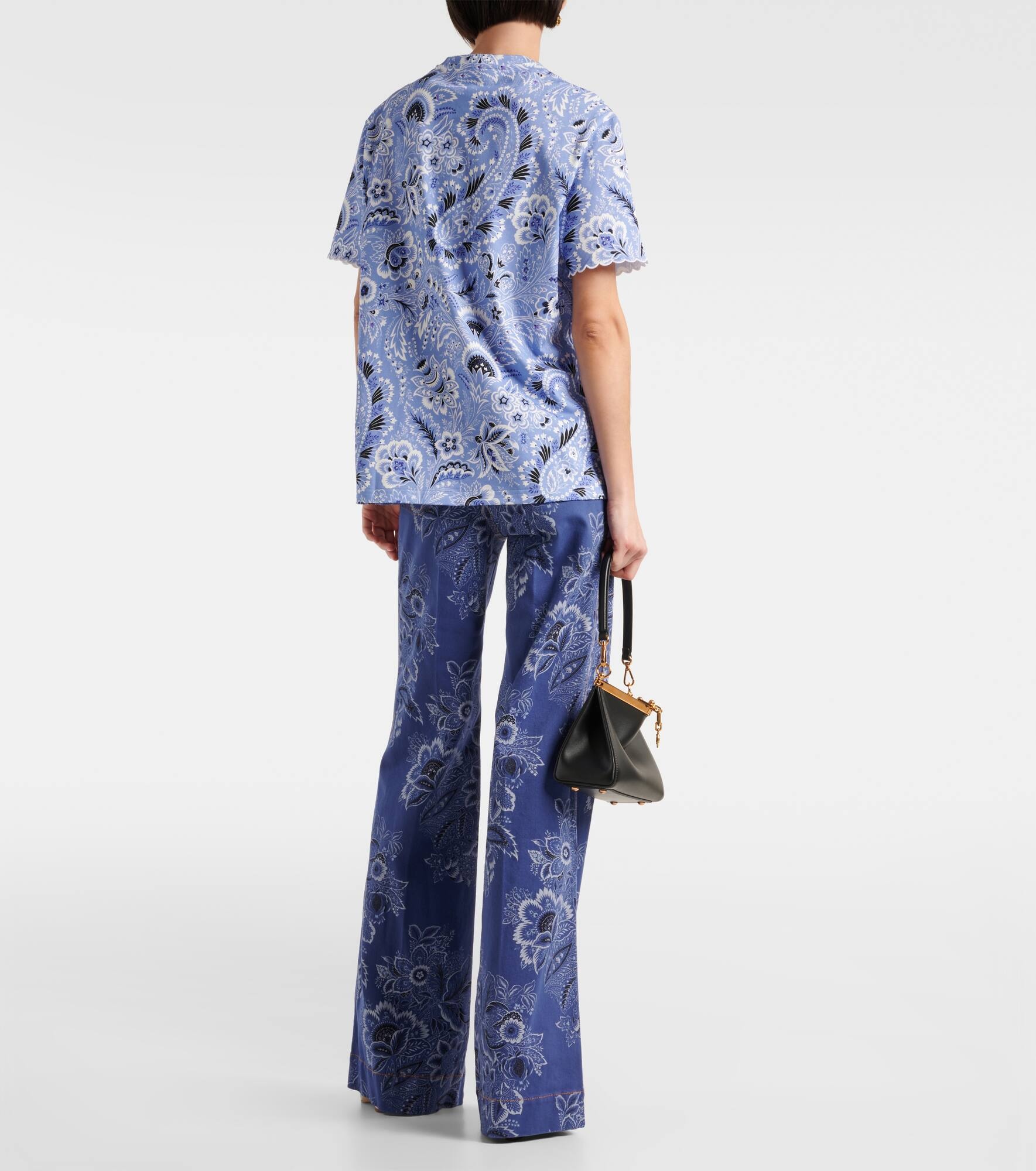 Printed cotton jersey T-shirt - 3