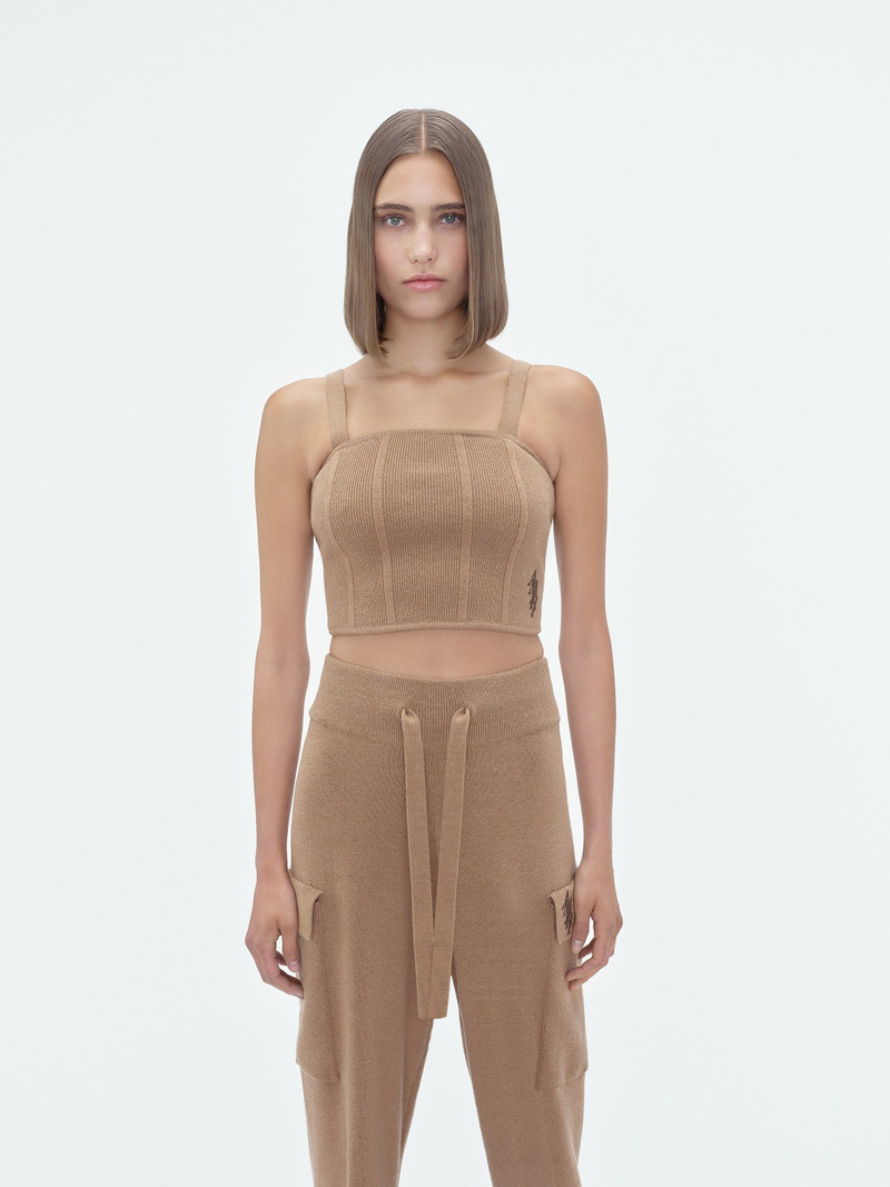 AMIRI AMIRI STACK KNIT BUSTIER outlook