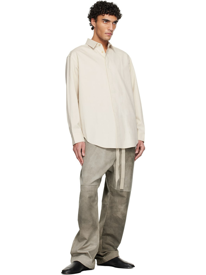 Fear of God Beige Cotton Wool Oxford Classic Shirt outlook