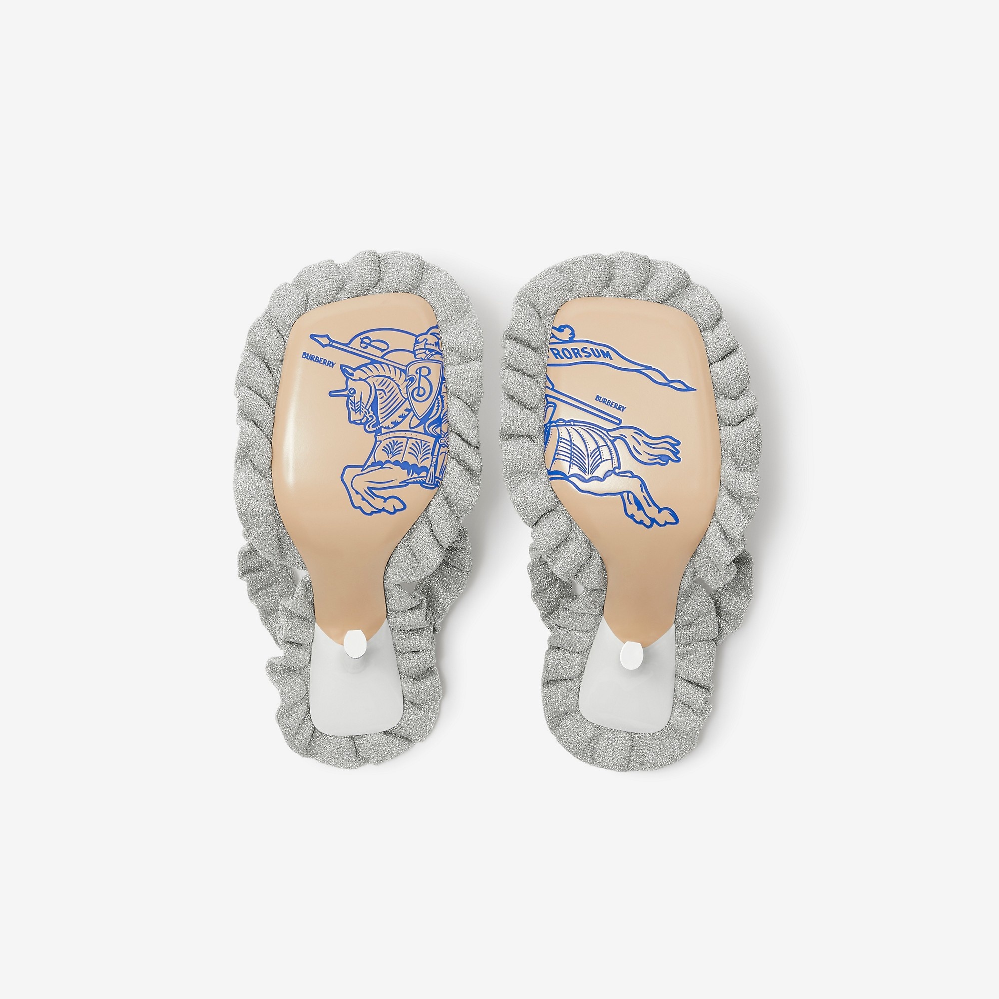 Metallic Ruff Sandals - 6