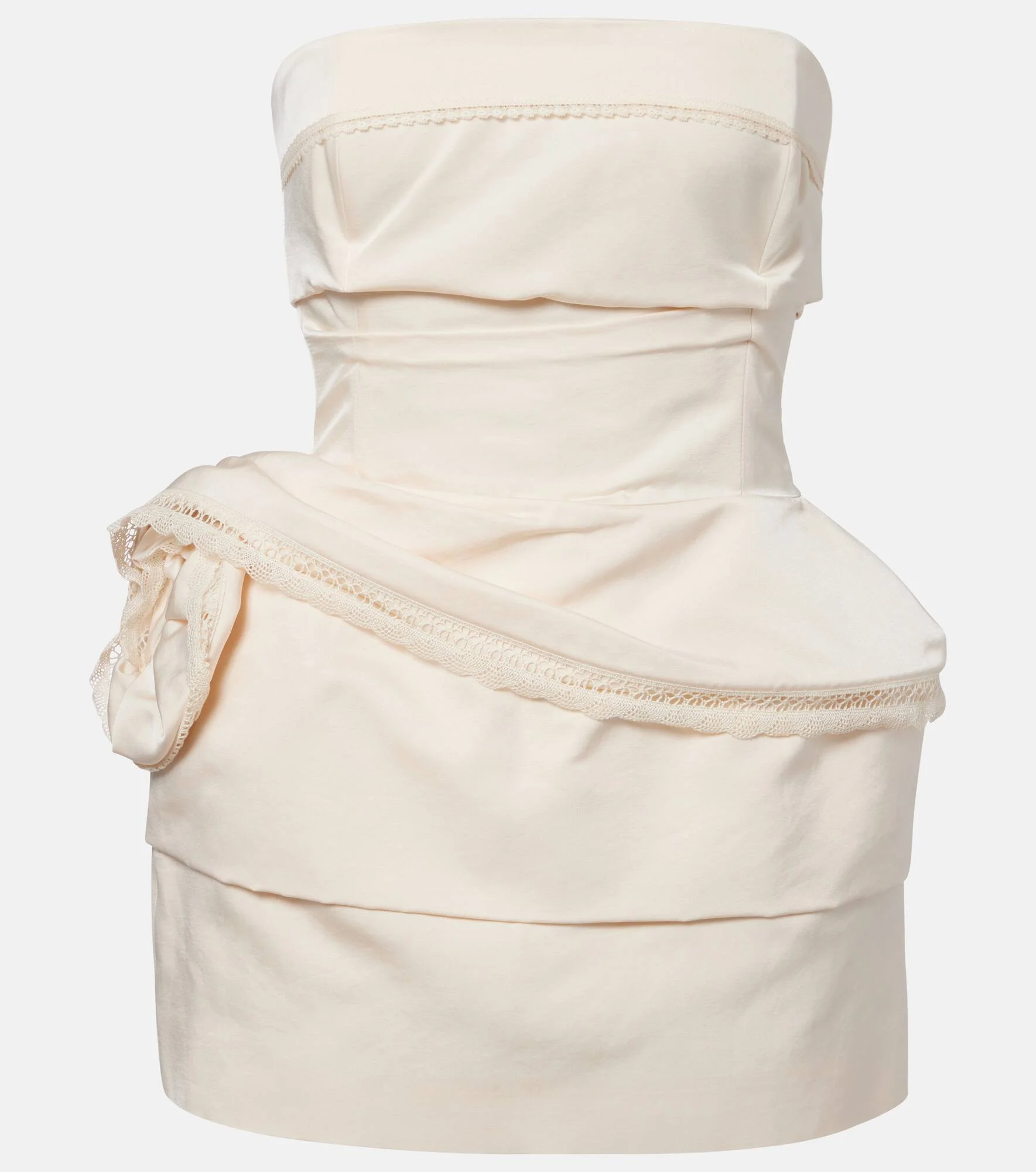 Cotton and silk corset dress - 1