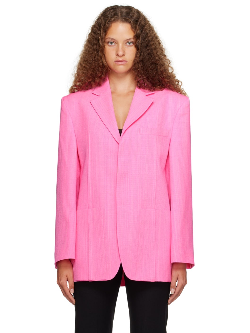 Pink Le Chouchou 'La Veste D'homme' Blazer - 1