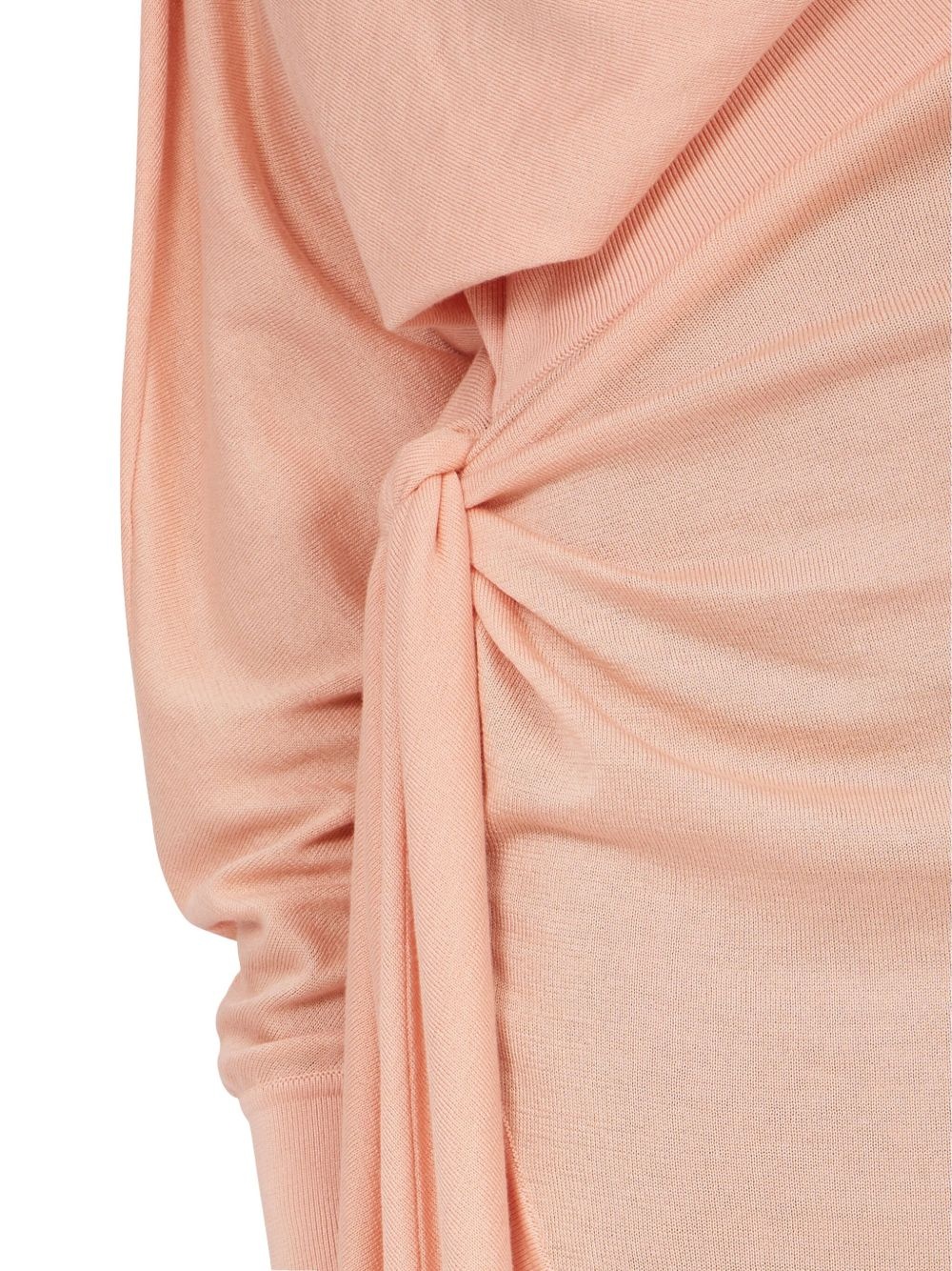 asymmetric knitted dress - 5