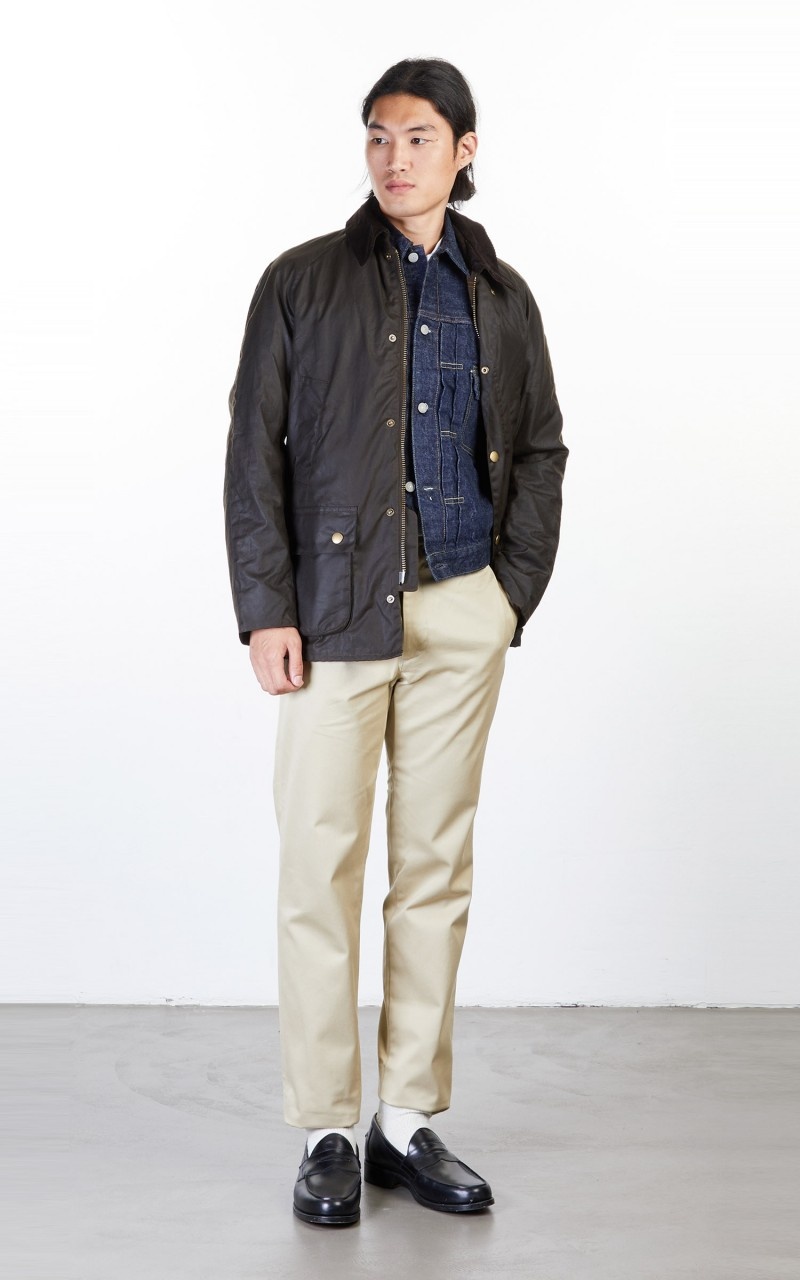 ASHBY WAX JACKET OLIVE - 3