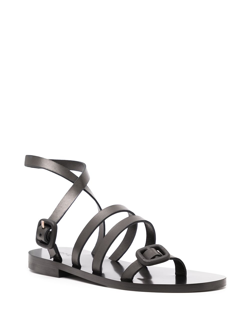 strappy leather sandals - 2