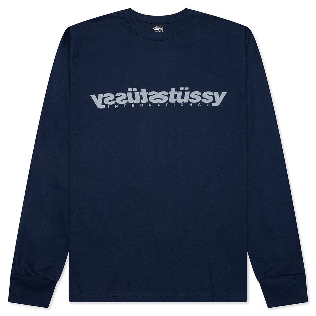 MIRROR L/S TEE - NAVY - 1