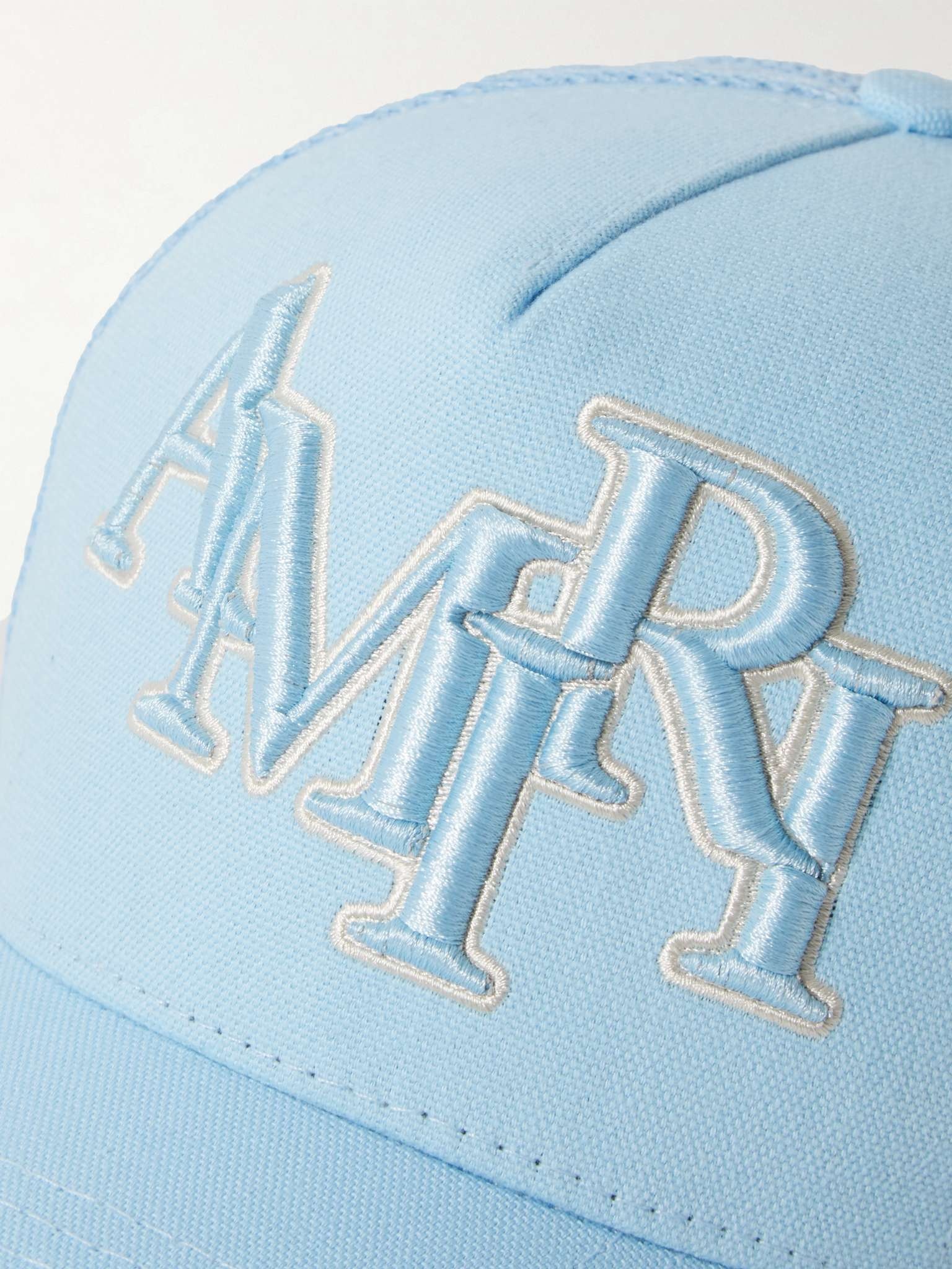 Logo-Embroidered Cotton-Canvas and Mesh Trucker Hat - 4