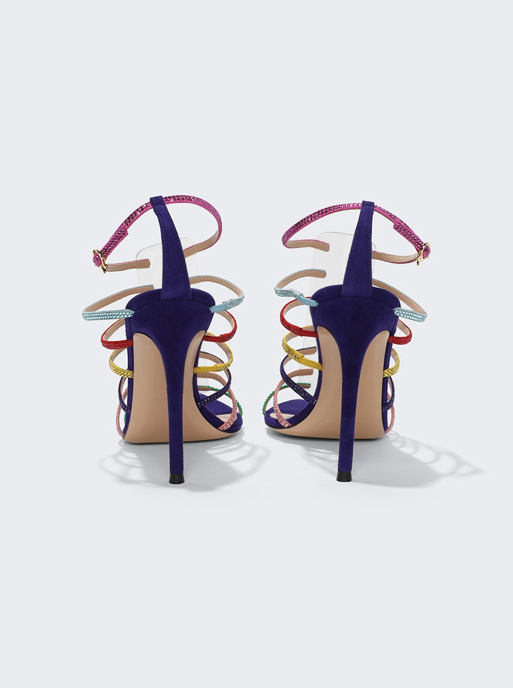 Camoscio Heeled Sandals Multicolor - 3