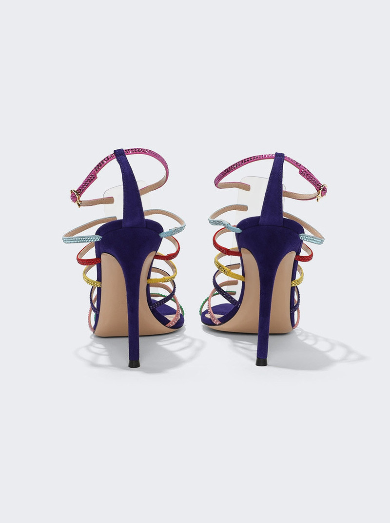 Camoscio Heeled Sandals Multicolor 3