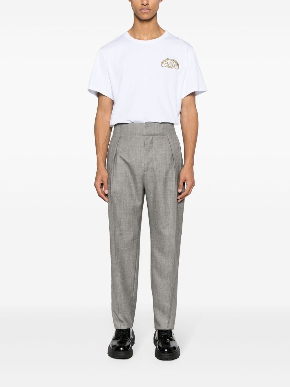 Half Seal Logo cotton T-shirt - 2