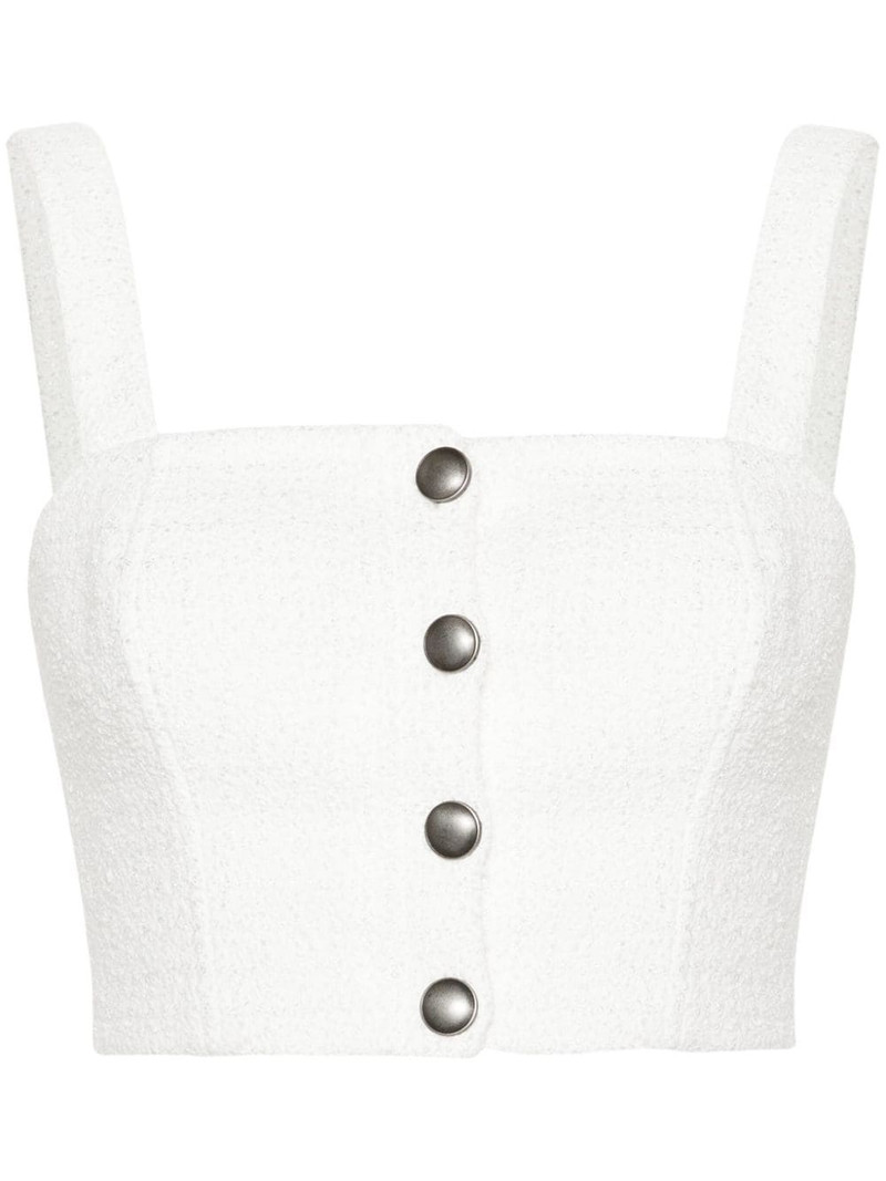 checked tweed crop top 1