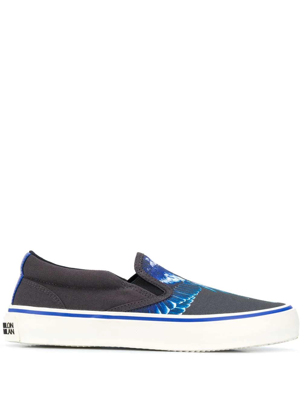 Wings-print slip-on sneakers - 1