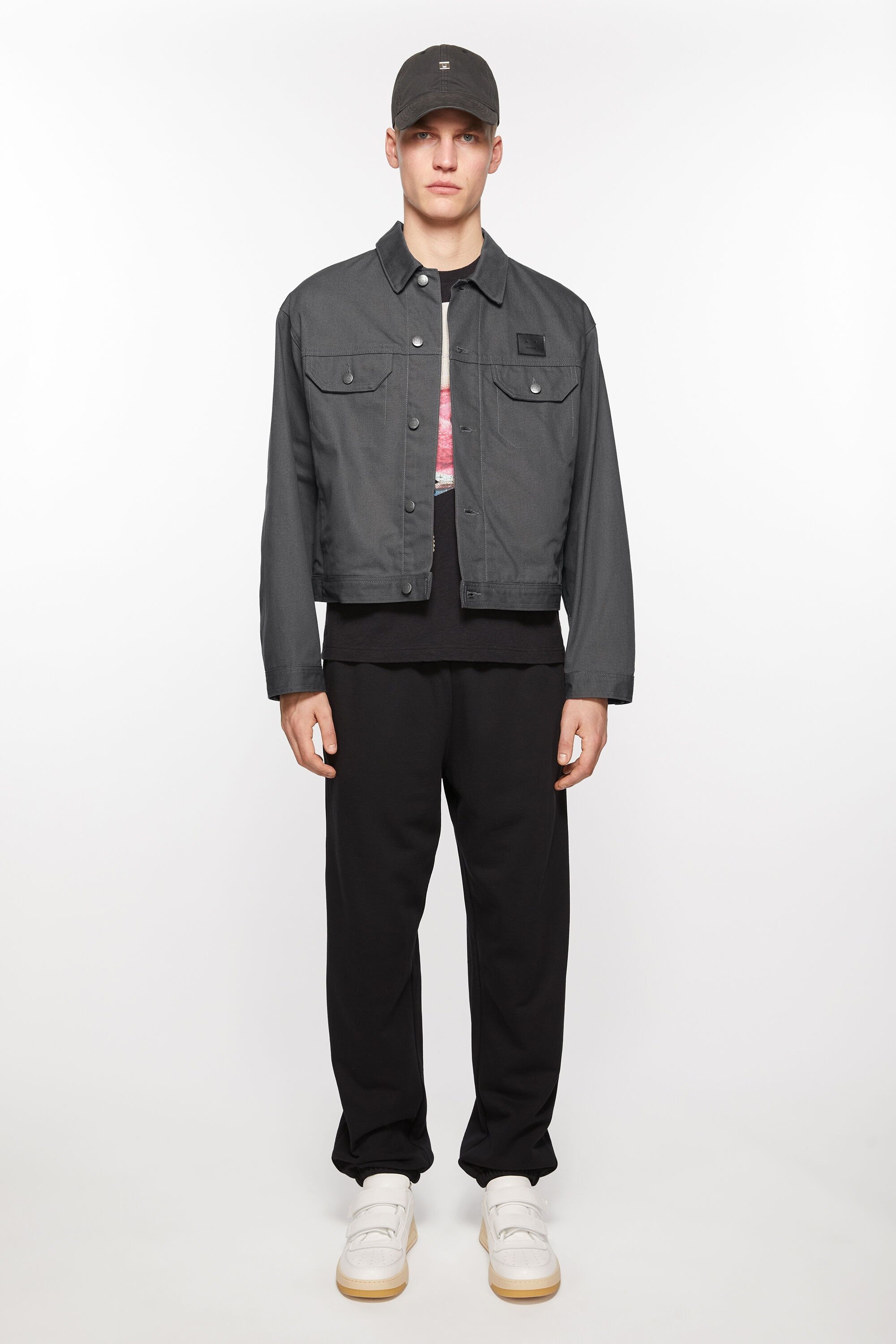 Canvas jacket - Dark grey - 2