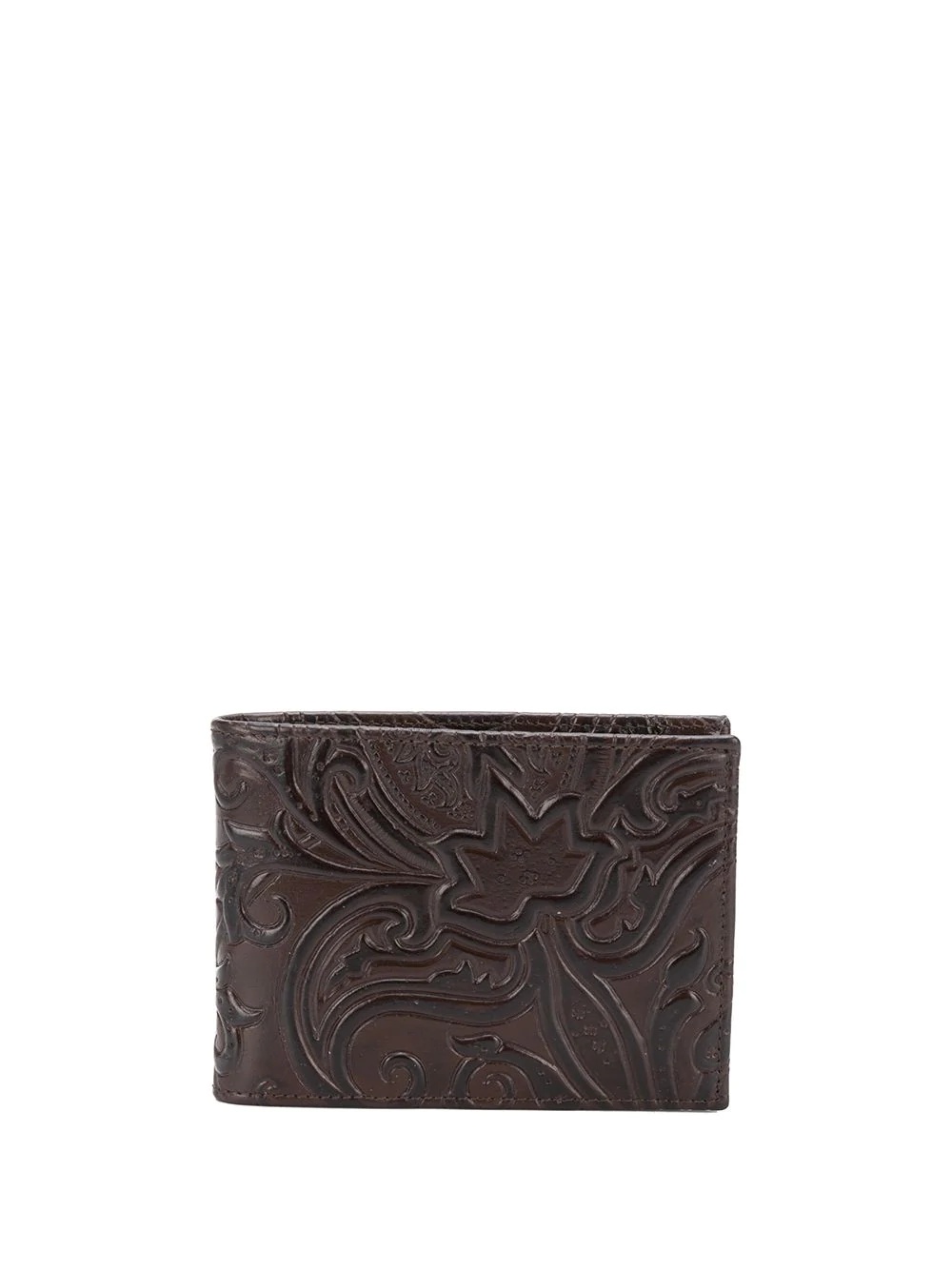 embossed billfold wallet - 1