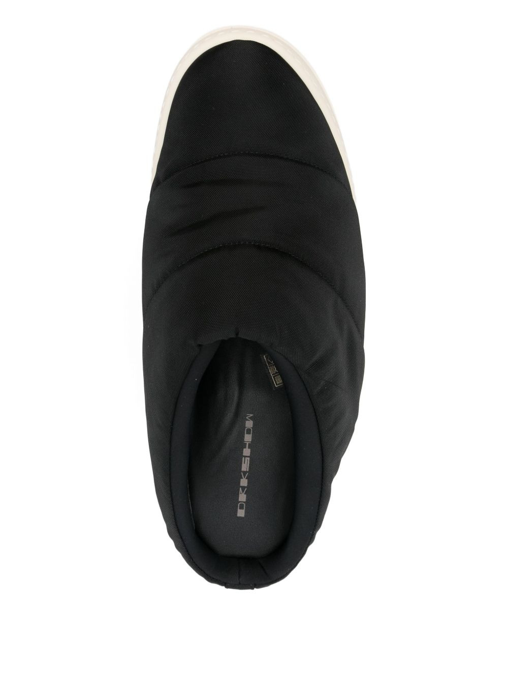 quilted platform slippers - 4