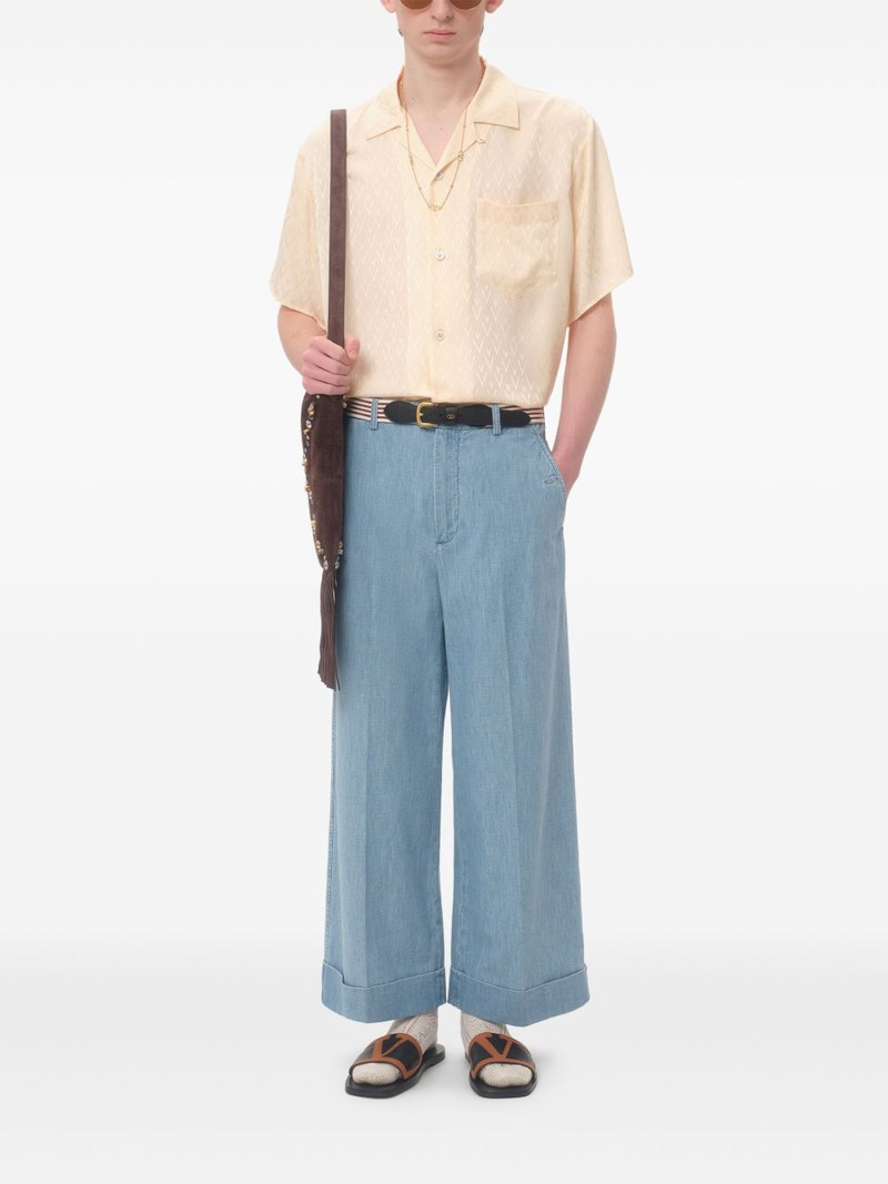 Valentino jacquard silk shirt outlook