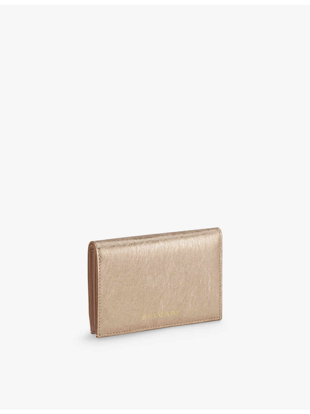 Serpenti Forever metallic-leather folded card holder - 3