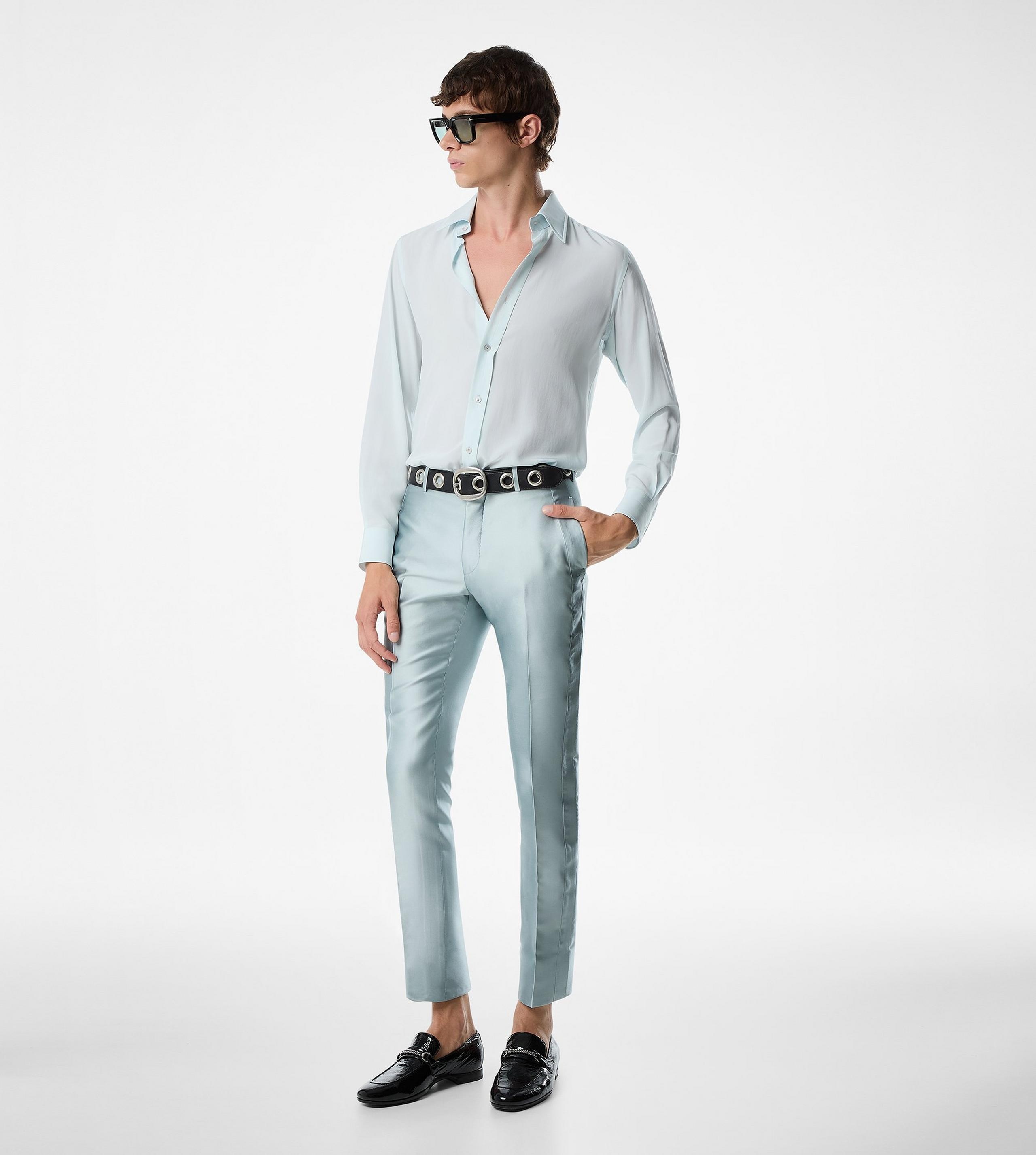 SMOOTH CREPE DE CHINE SLIM FIT SHIRT - 2