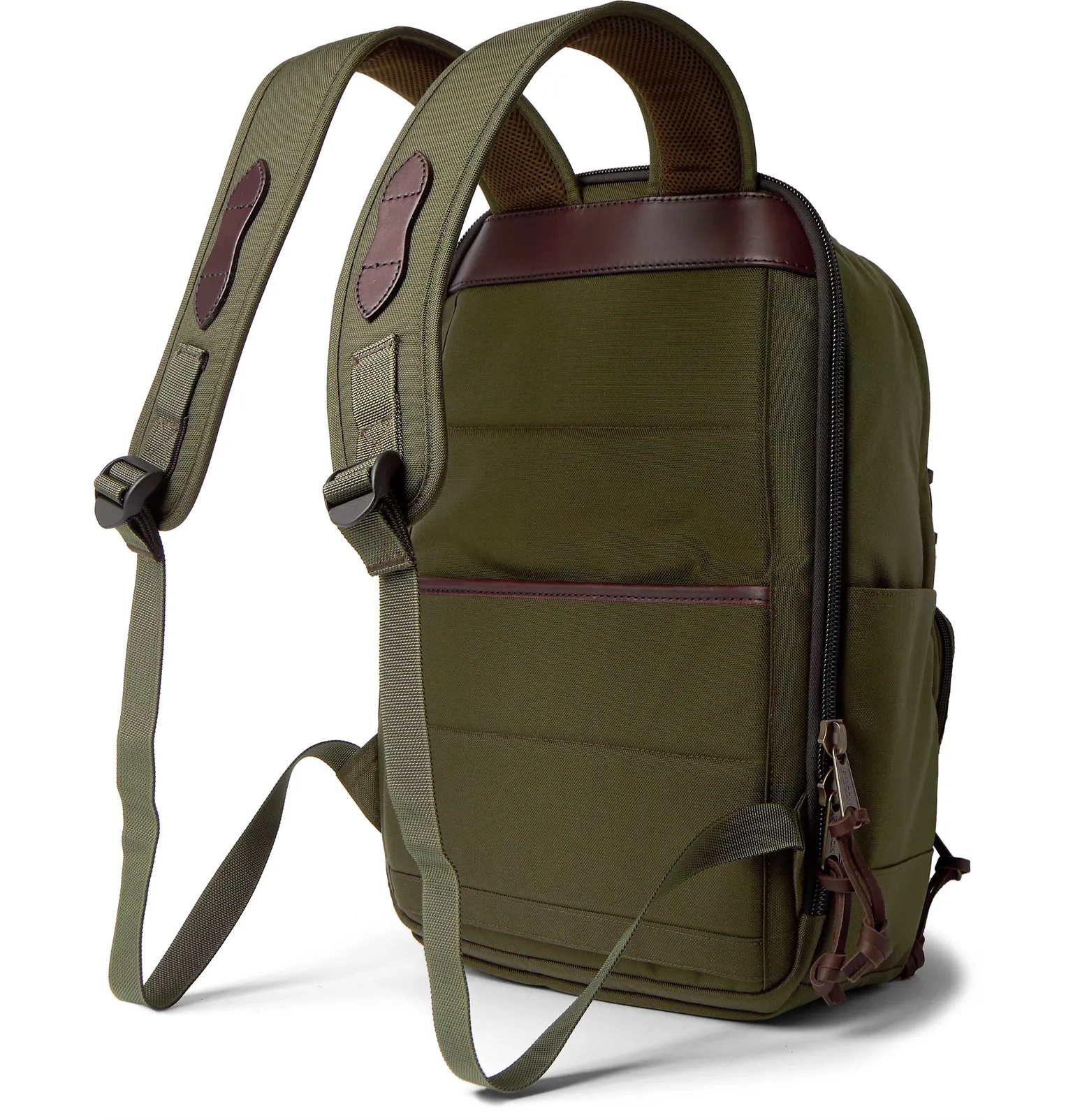 Dryden Leather-Trimmed CORDURA Backpack - 9