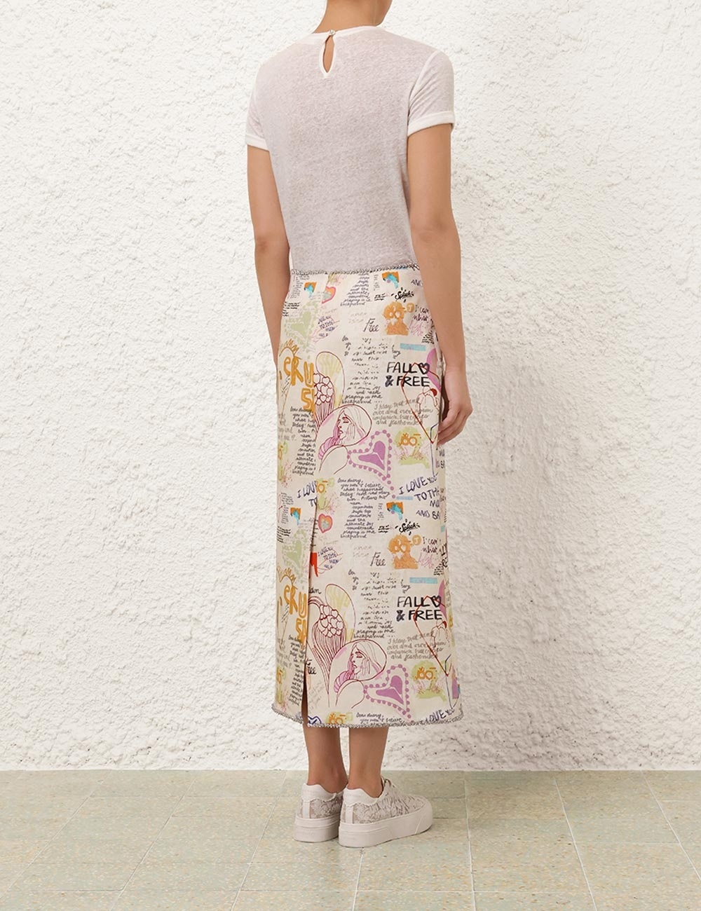 CRUSH EMBELLISHED MIDI SKIRT - 4