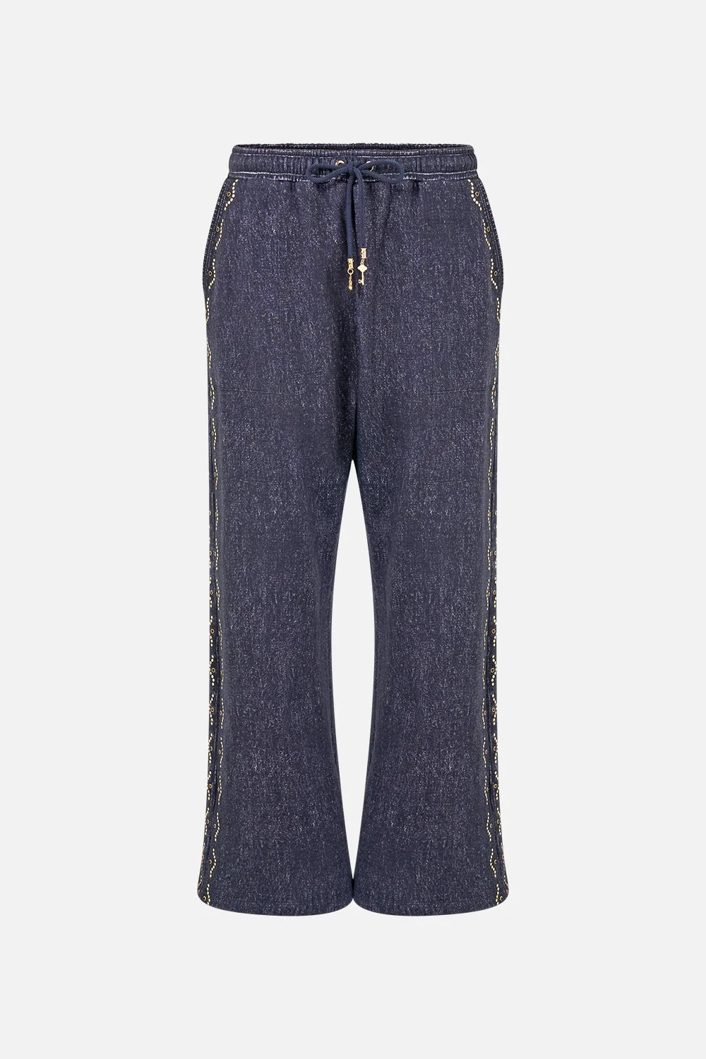 STRAIGHT LEG TRACK PANT CLOAKED IN BAROQUE - 1