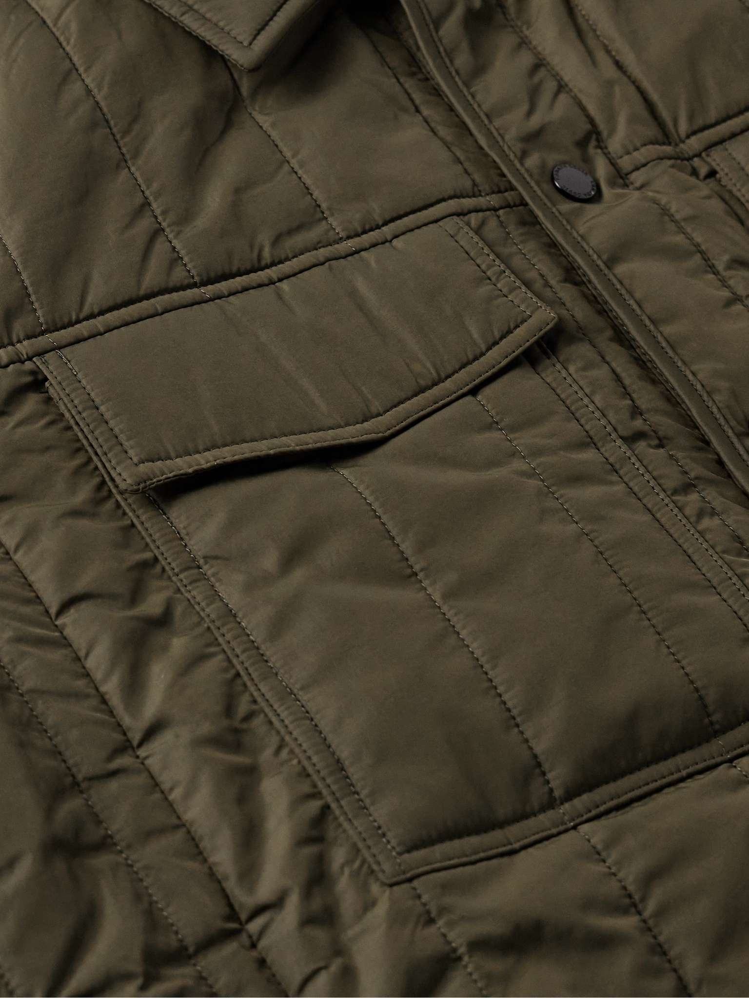 HyBridge Quilted Shell Shirt Jacket - 3