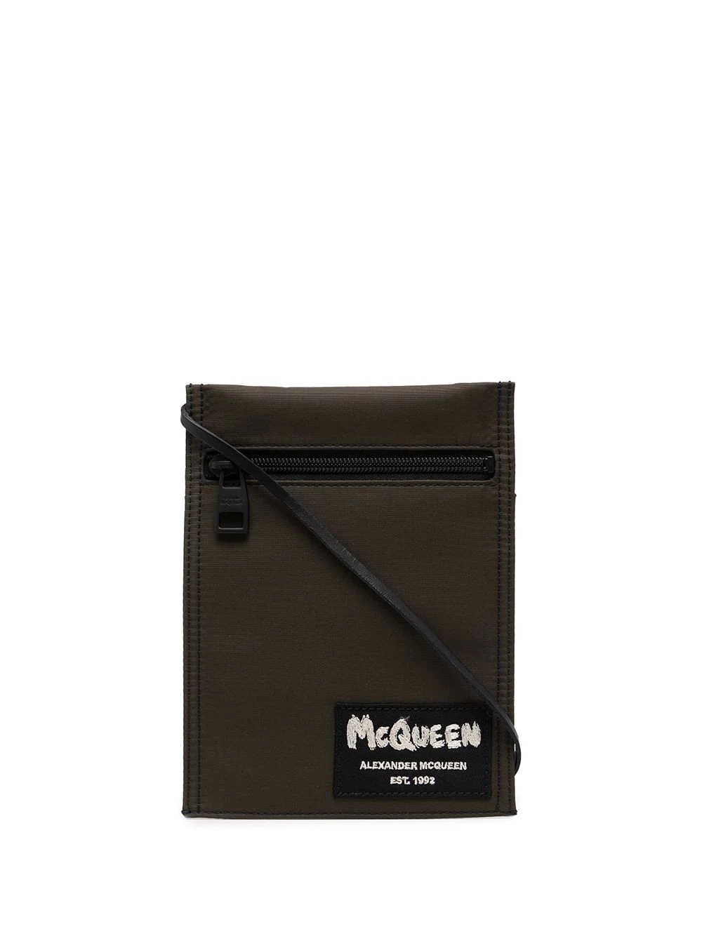 logo-patch messenger bag - 1