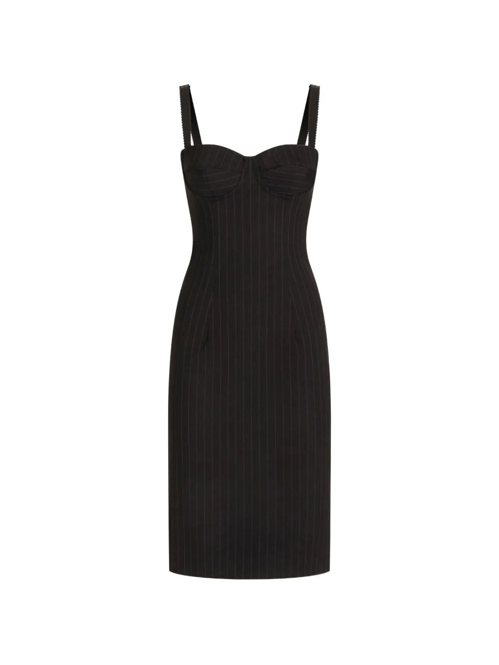 pinstripe wool dress - 1