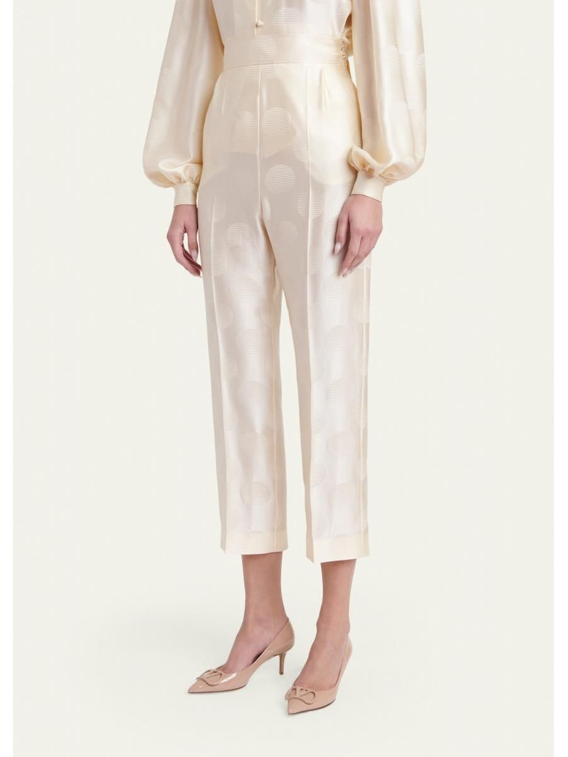 Satin Polka Dot Trousers 4