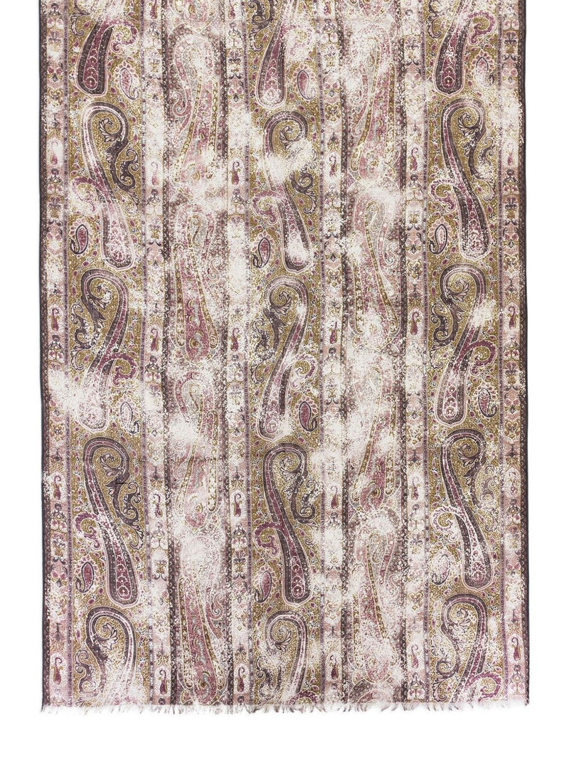 Loro Piana paisley-print cashmere scarf outlook