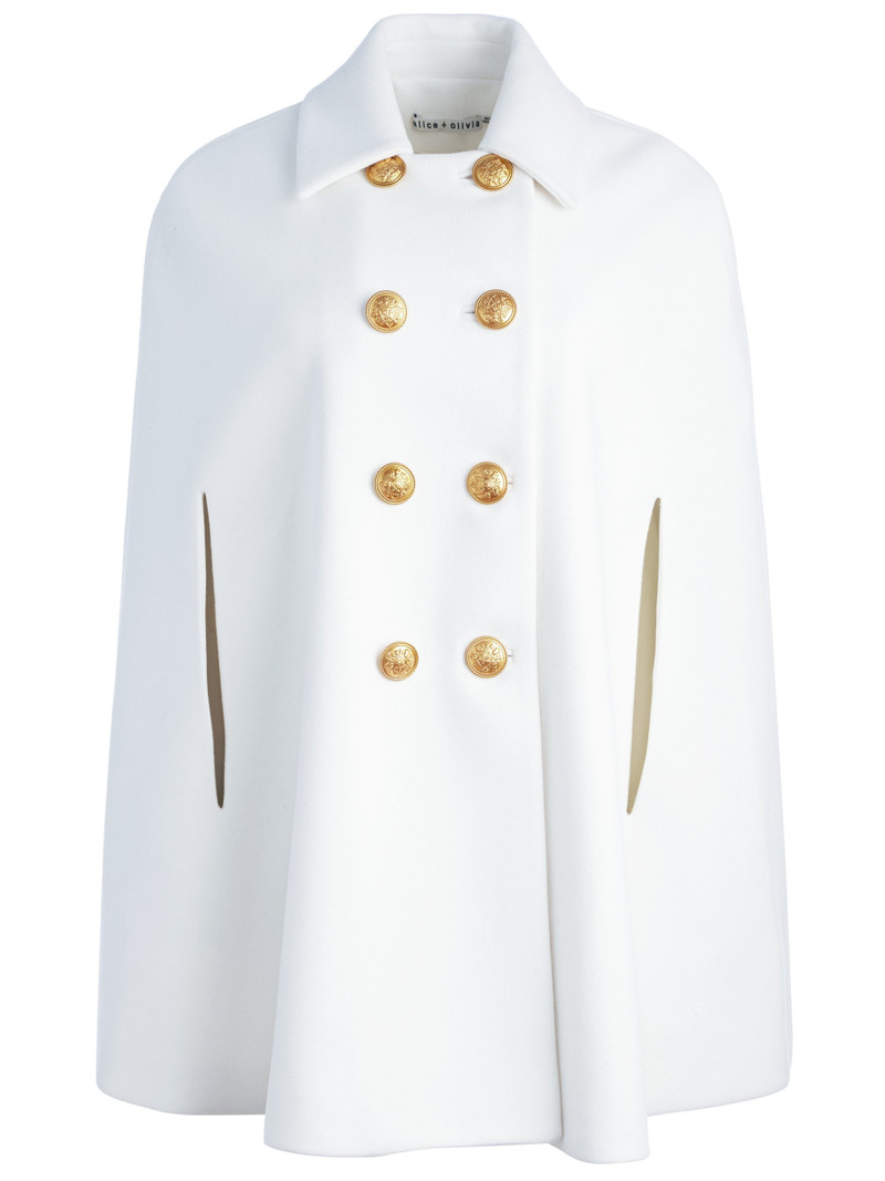 REYNALDA DOUBLE BREASTED CAPE 1