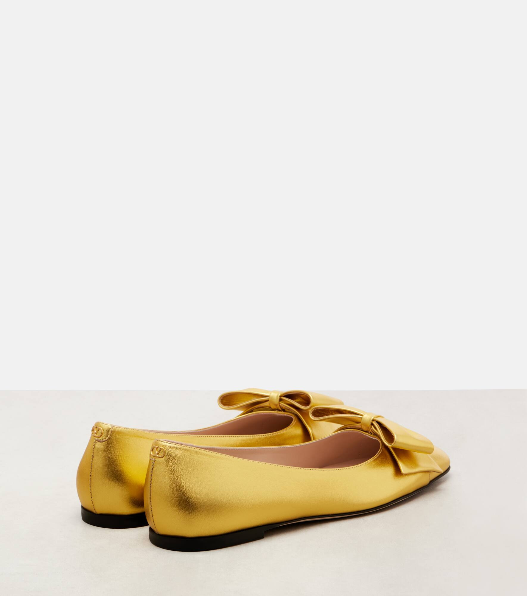 Bowow metallic leather ballet flats - 2