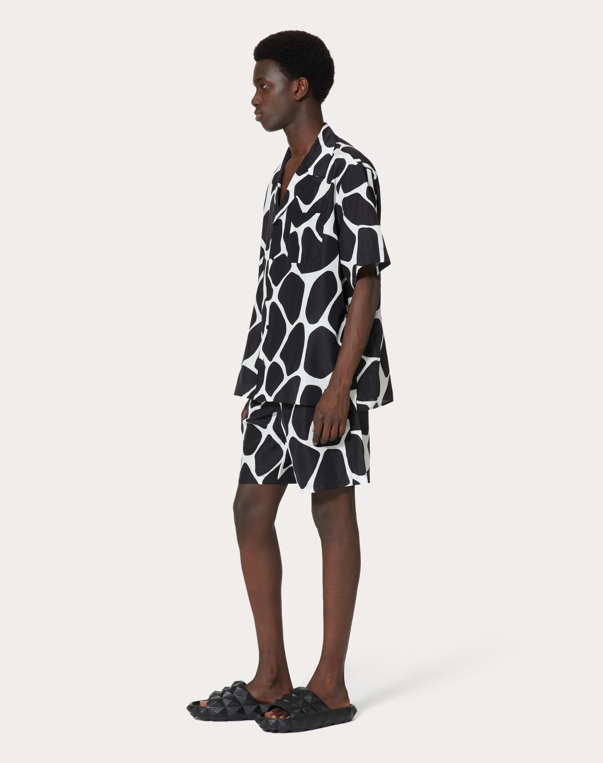 GIRAFFA RE-EDITION PRINT SILK AND COTTON SHIRT - 2