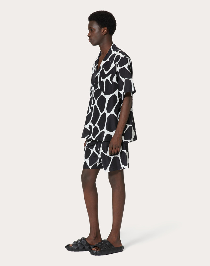 Valentino GIRAFFA RE-EDITION PRINT SILK AND COTTON SHIRT outlook