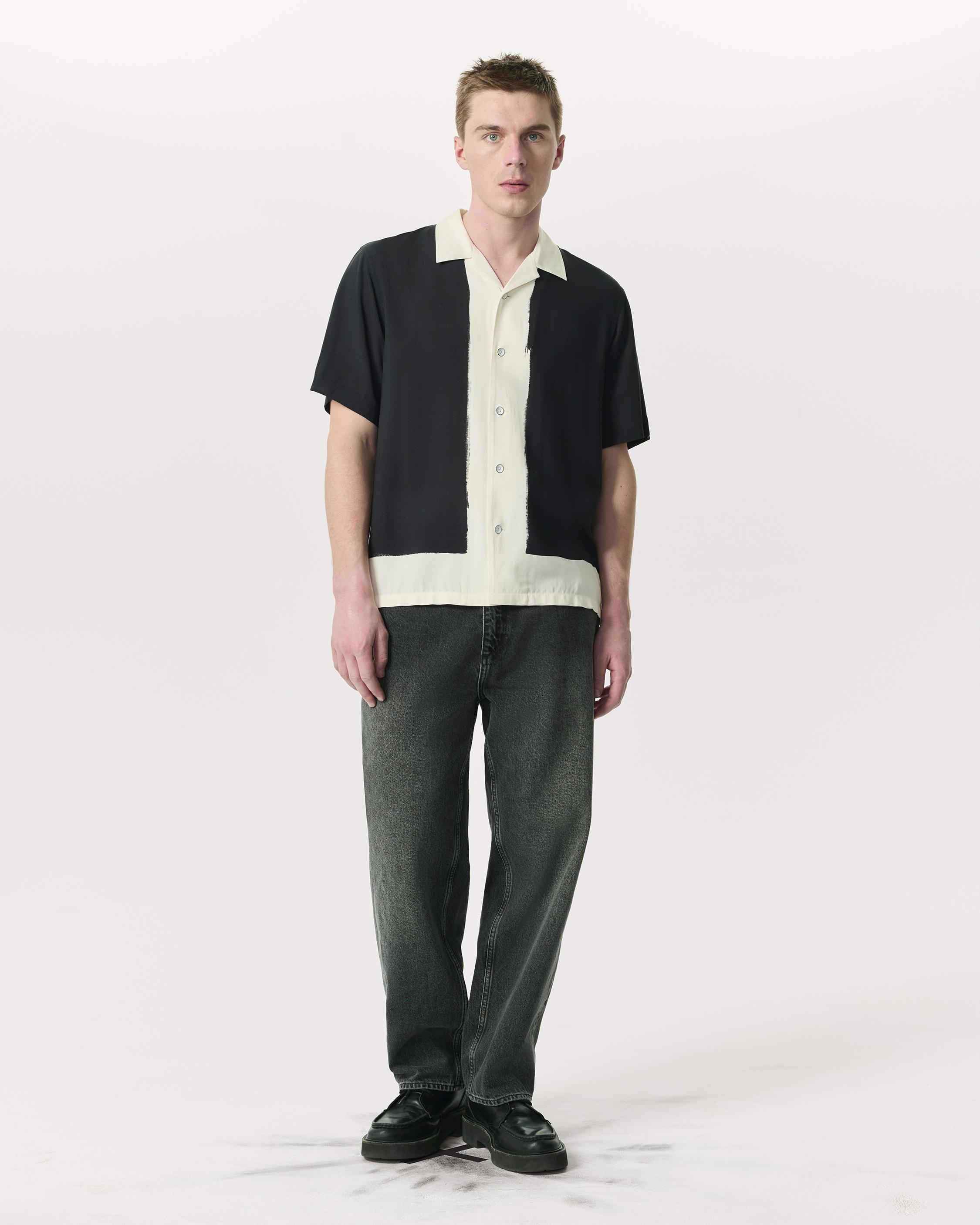 Avery Relaxed Fit Painterly Print Woven Shirt - 4
